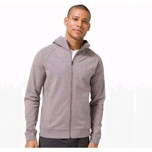 LULULEMON size M City Sweat Zip Hoodie French Terry Heathered jacket